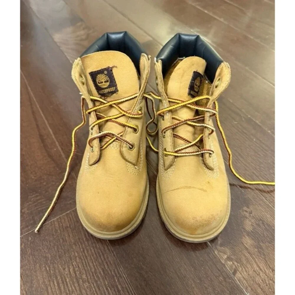 Timberland Waterproof Toddler 6-Inch Premium Boots Wheat Size US 11